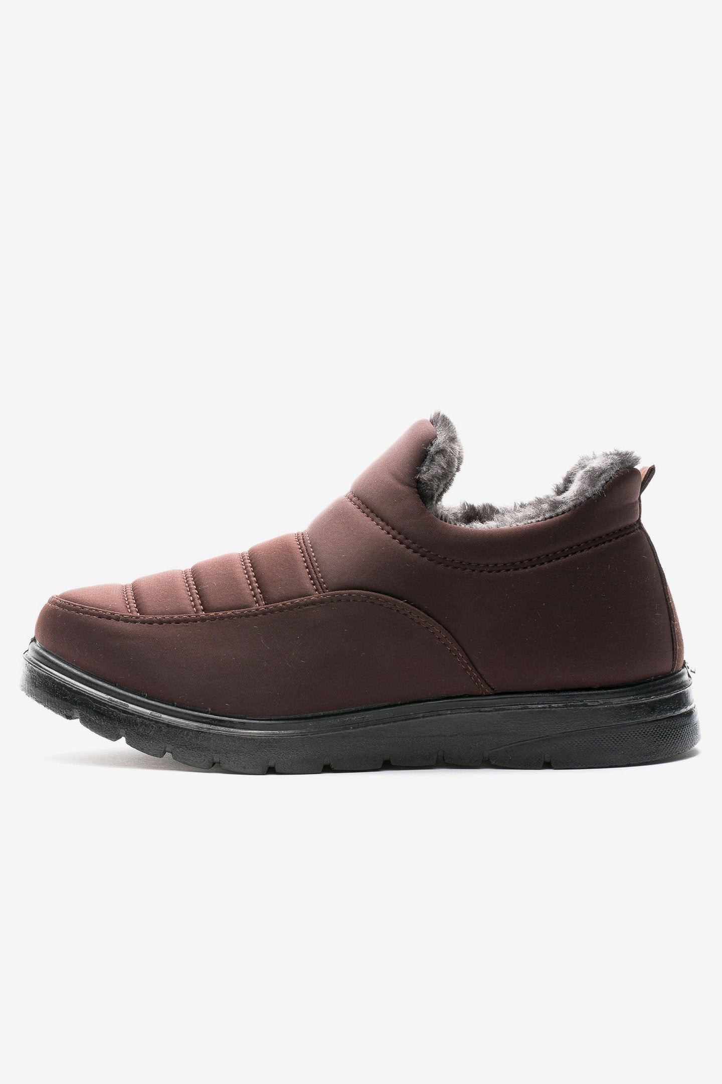 Zapatilla Hombre Cafe Oscuro Lino Chancleta Chancleta
